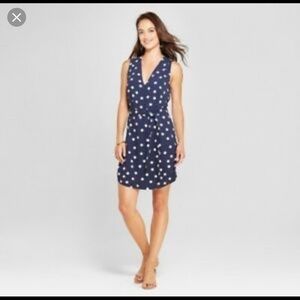 Classy button tie dress